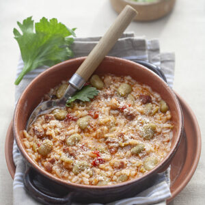 MINESTRA DI RISO FAVE SEDANO E POMODORO - 9703