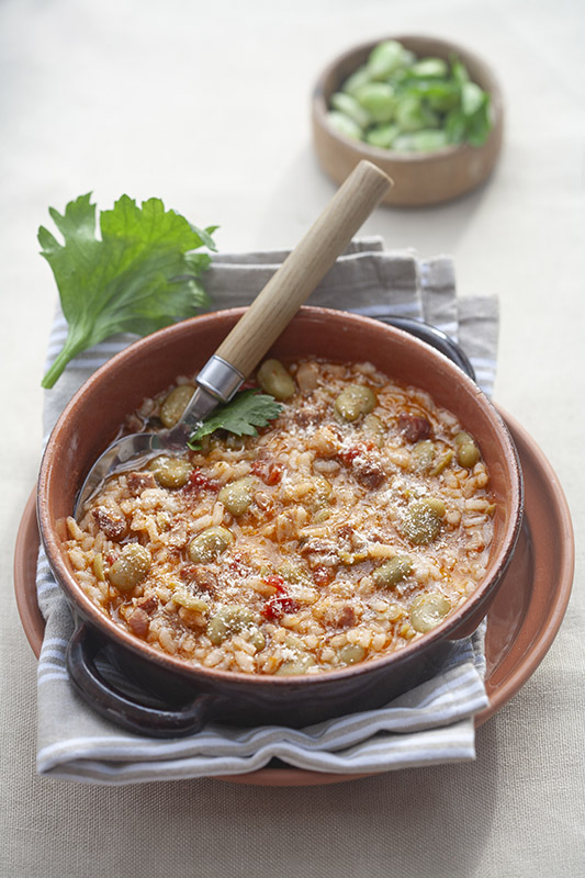 MINESTRA DI RISO FAVE SEDANO E POMODORO - 9703