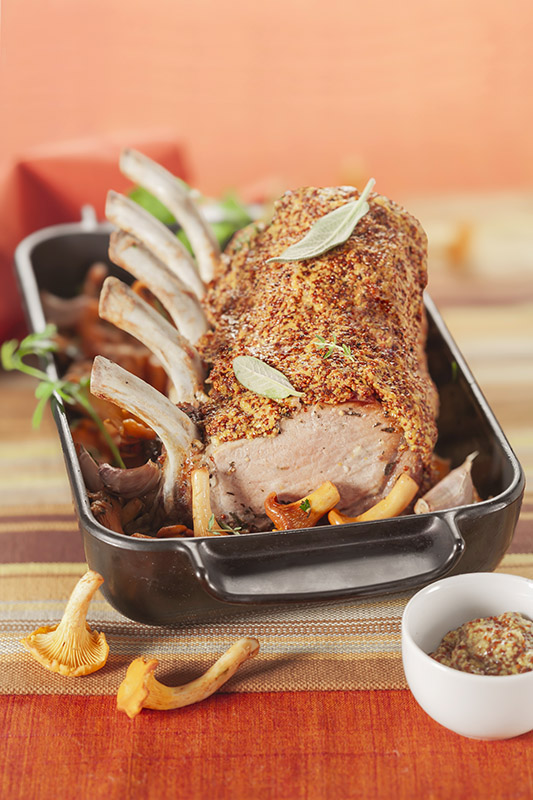 CARRÉ DI MAIALE ALLA SENAPE CON FINFERLI - 8709