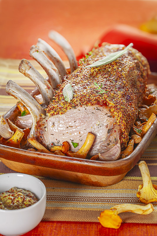 CARRÉ DI MAIALE ALLA SENAPE CON FINFERLI - 8714