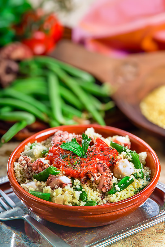 CUSCUS CON POLPO E FAGIOLINI - 54228