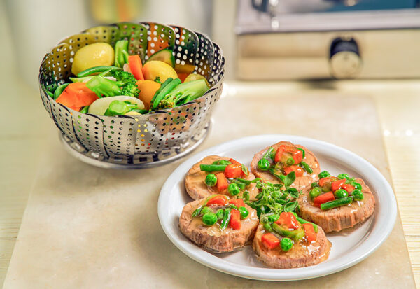 SCUOLA VAPORE E BAGNOMARIA - VERDURE COTTE A VAPORE - L2800