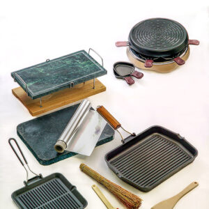 PIETRA OLLARE E ATTREZZO PER RACLETTE - L2820