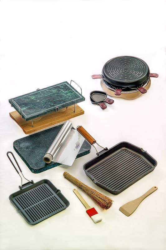 PIETRA OLLARE E ATTREZZO PER RACLETTE - L2820