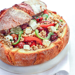 PANE RIPIENO CON INSALATA DI GRANO ALLA GRECA - S02050097