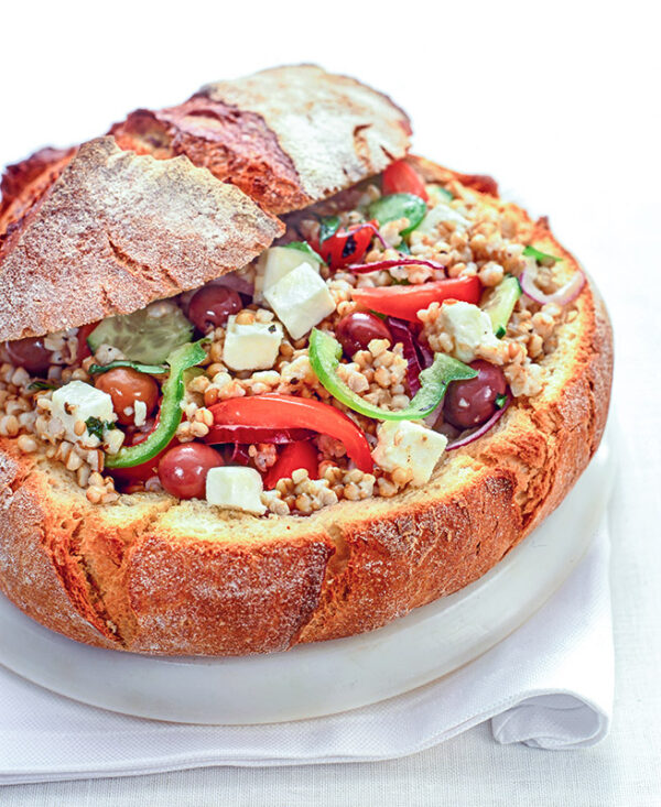 PANE RIPIENO CON INSALATA DI GRANO ALLA GRECA - S02050097