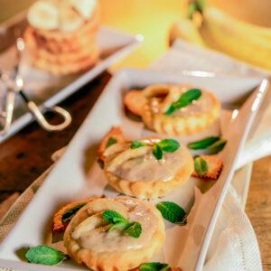 TARTELLETTE ALLA CREMA DI BANANE - S0500