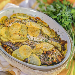 ORATA AL FORNO CON PATATE - S1901