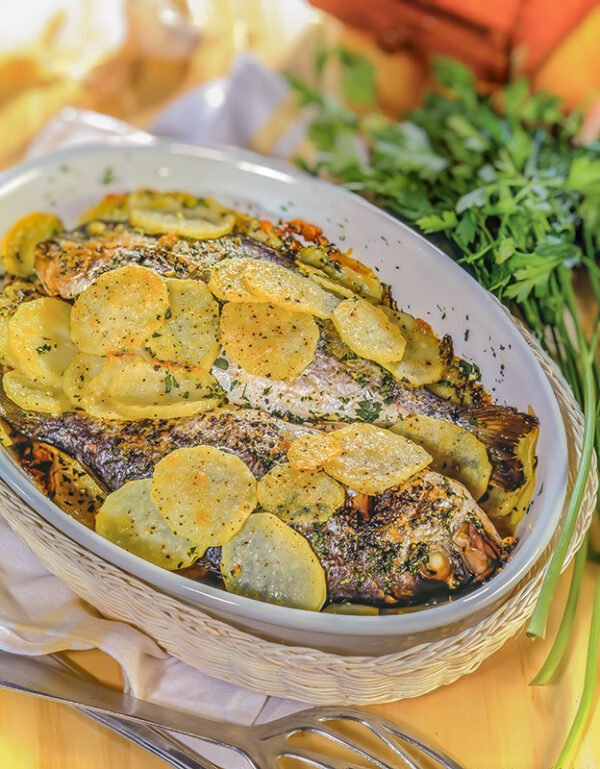 ORATA AL FORNO CON PATATE - S1901