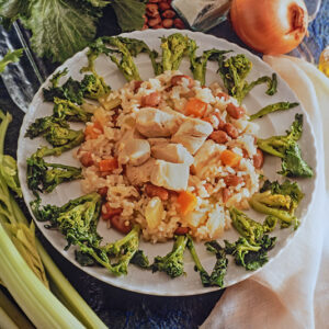 RISOTTO CON CIME DI RAPA FAGIOLI E POLLO - S55940  - 4118