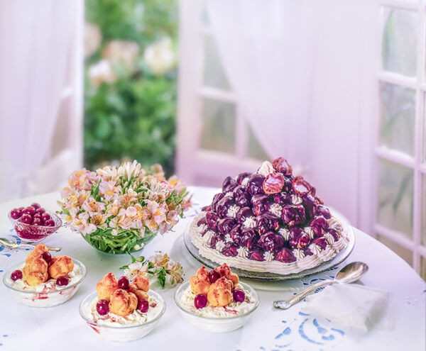 PROFITEROLES RIPIENI DI GELATO, GELATO ALLA VANIGLIA E PROFITEROLES - 4717