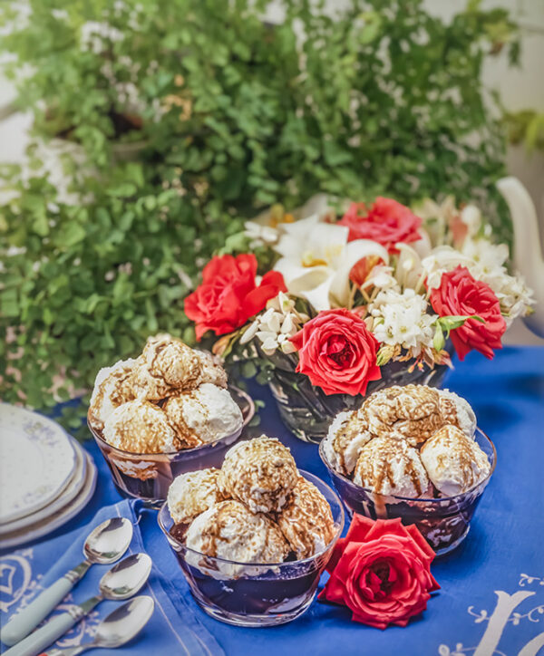 COPPE DI GELATO AL TORRONCINO - 4721