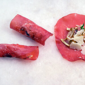 BRESAOLA IN FAGOTTINO CON CARCIOFI (STEP 3) - 806