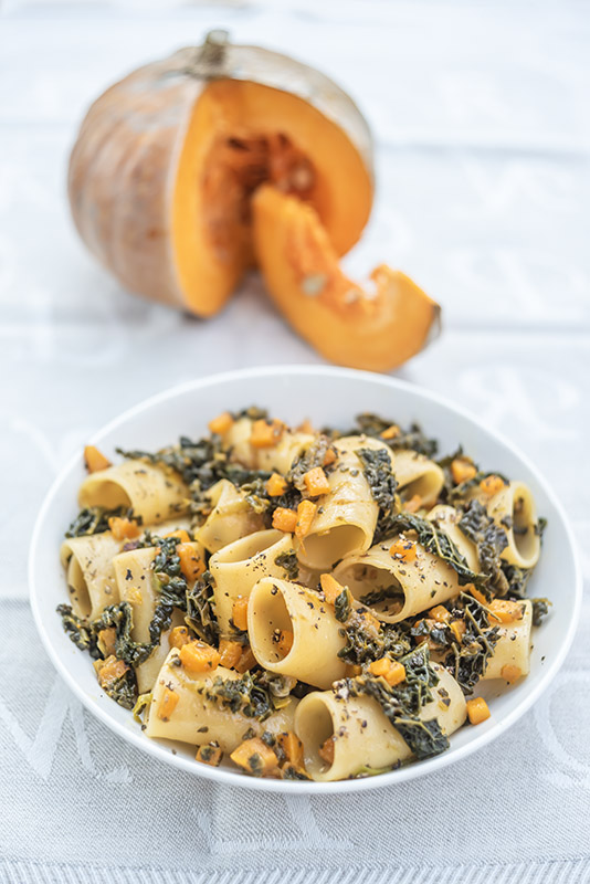 PACCHERI CON ZUCCA E VERZA - 6798