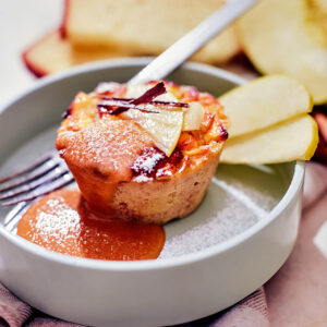 SFORMATINI DI PANE E MELE CON CREMA AL CARAMELLO - S1504129