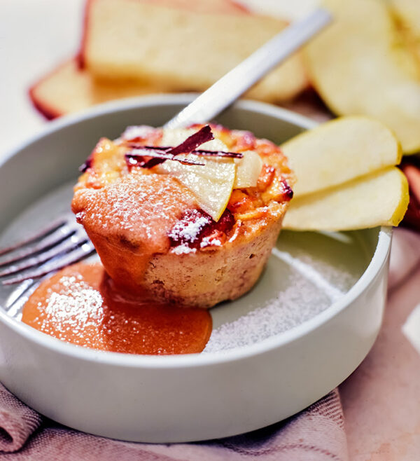 SFORMATINI DI PANE E MELE CON CREMA AL CARAMELLO - S1504129