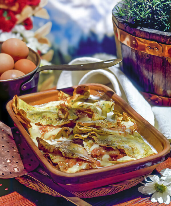 CRESPELLE FONTINA E PROSCIUTTO - S2600 - 77962