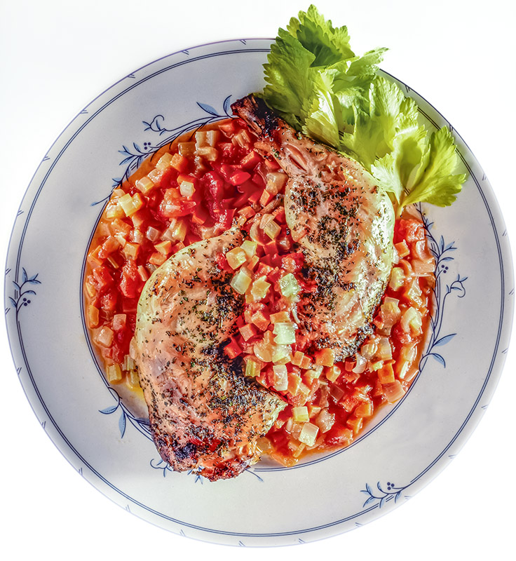 COSCE DI POLLO CON RAGÙ DI VERDURE - S55940 - 5455 - immagine 1
