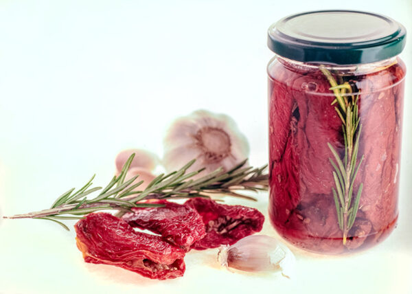 VASO CON POMODORI SECCHI - S55940 - 6136