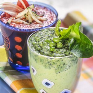 SMOOTHIES, VERDE BICOLORE LATTUGA E PISELLI, ROSSO, POMODORO - S0304053 - 5249