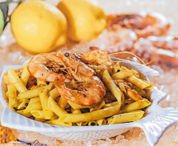 PENNE LISCE CON GAMBERI E CURRY - S43970 - 9186