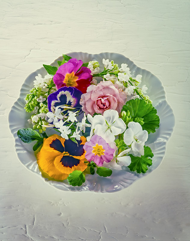 APERTURA FIORI NEL PIATTO - S67930 - 4562 - immagine 1