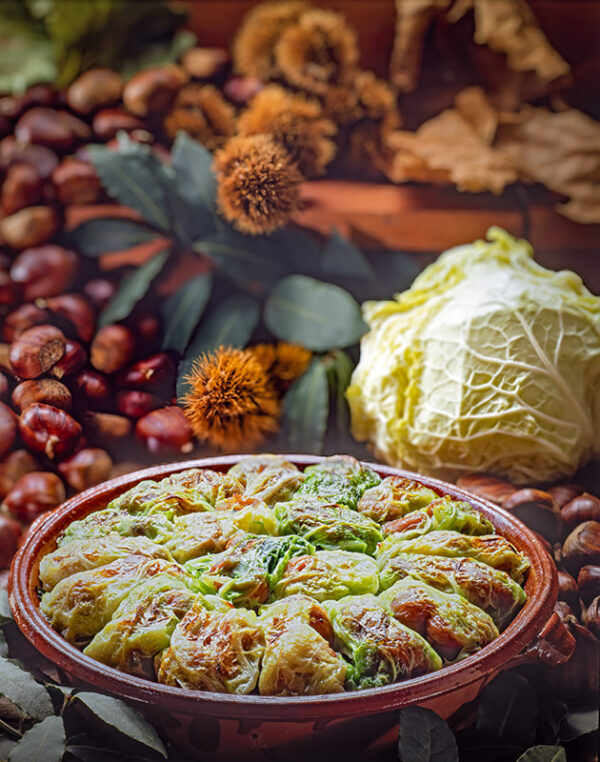 CASTAGNE IN FOGLIE DI CAVOLO - S185830 - 2027