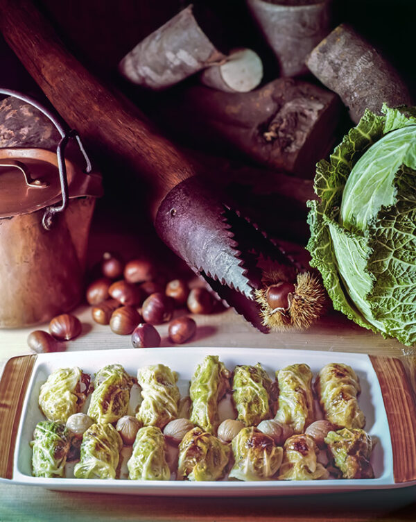 INVOLTINI DI VERZE E CASTAGNE - 2073