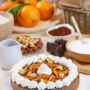 TORTA CON MOUSSE PRALINATA - 3136