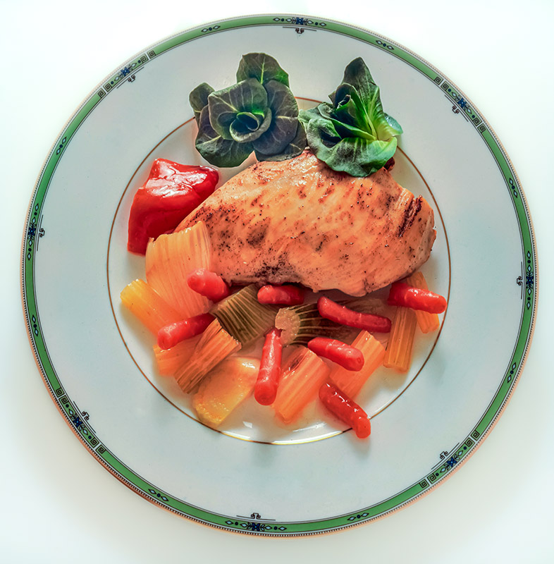 PETTO DI POLLO CON VERDURE - S42920 - 8190 - immagine 1
