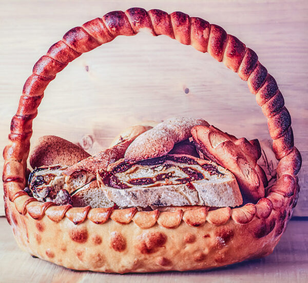 CESTINO DI PANE E PANE ALL'UVA - 6049