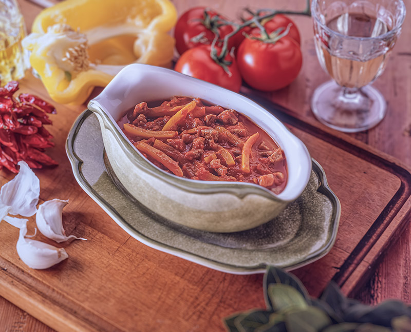 RAGÙ DI AGNELLO E PEPERONI - 7596 - immagine 1