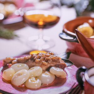 FARAONA AL BRANDY CON CIPOLLINE GLASSATE - S649701 - 7680
