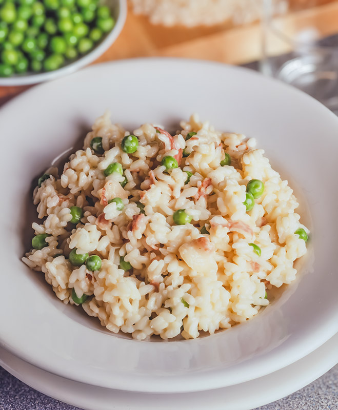 RISOTTO CON PISELLI E PROSCIUTTO COTTO - GR1937 - 4250 - immagine 1