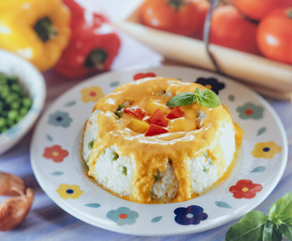 CORONA DI RISO CON SALSA DI PEPERONI - S55940 - 4338