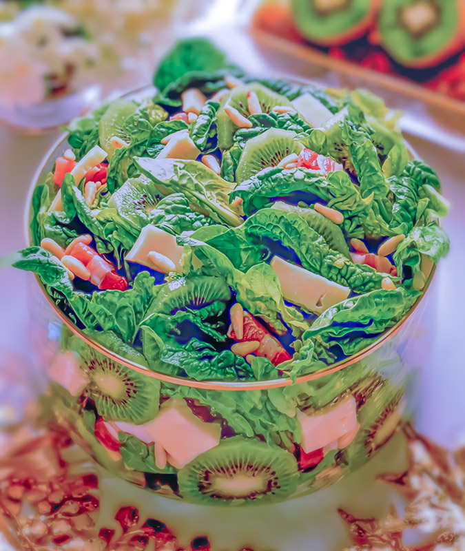 INSALATA DI KIWI E SPINACI - GR2185 - 8973 - immagine 1