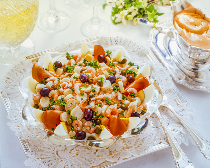 INSALATA DI GAMBERETTI E PALMITO - GR2340 - 8992 - immagine 1