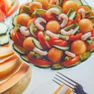 ANTIPASTO DI MELONE E GAMBERETTI - S75890 - 3516