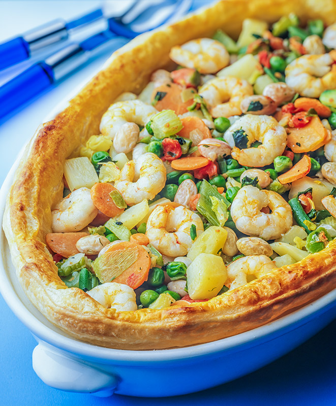 TORTA DI GAMBERI E VERDURE - S165870 - 3560 - immagine 1