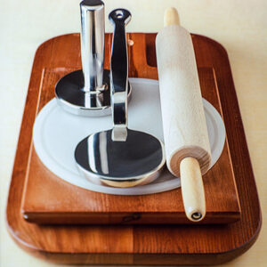 ATTREZZI UTENSILI DA CUCINA, PESTACARNE, TAGLIERI, MATTARELLO - 3901