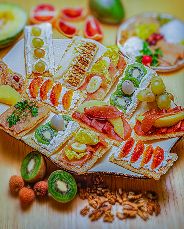 TARTINE INTEGRALI CON FRUTTA - 4862 - immagine 1