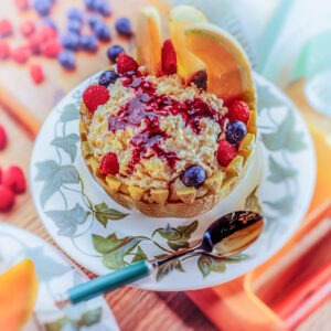 SORBETTO VARIEGATO DI MELONE CON FRUTTA - S55940 - 4899