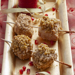 BOCCONCINI DI TACCHINO ALLA FRUTTA SECCA CON SALSA ALLA MELAGRANA - 6961