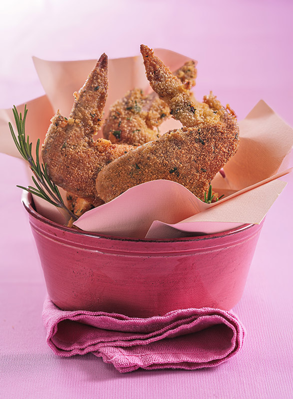 ALI DI POLLO IMPANATE CON ERBE AROMATICHE - 9467