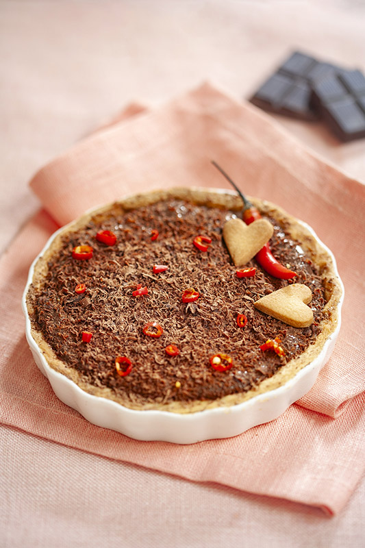 CROSTATINA CON CREMA AL CIOCCOLATO E PEPERONCINO - 6146
