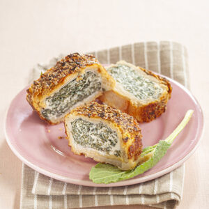 STRUDEL CON MELE RICOTTA BORRAGINE PEPE CORIANDOLO - 6191