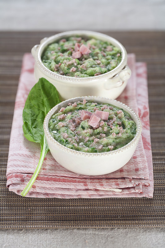 ZUPPA DI ERBETTE E PROSCIUTTO - 9653