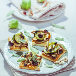 TARTINE CAVOLINI FUNGHI E SALVIA - 9456