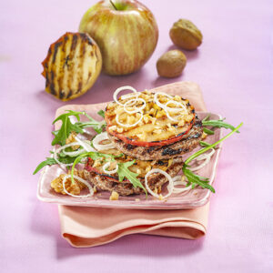 HAMBURGER CON MELE WHISKY CIPOLLOTTI E NOCI - 0467