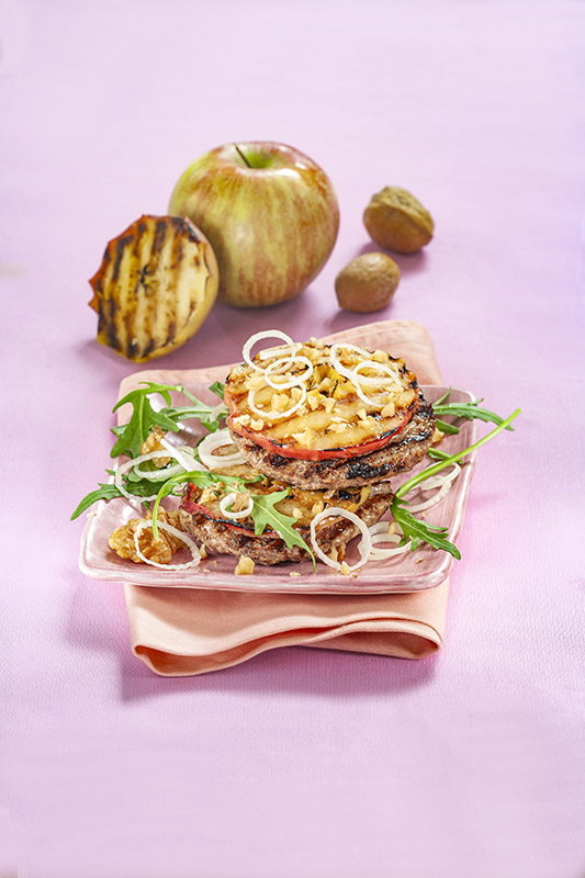 HAMBURGER CON MELE WHISKY CIPOLLOTTI E NOCI - 0467
